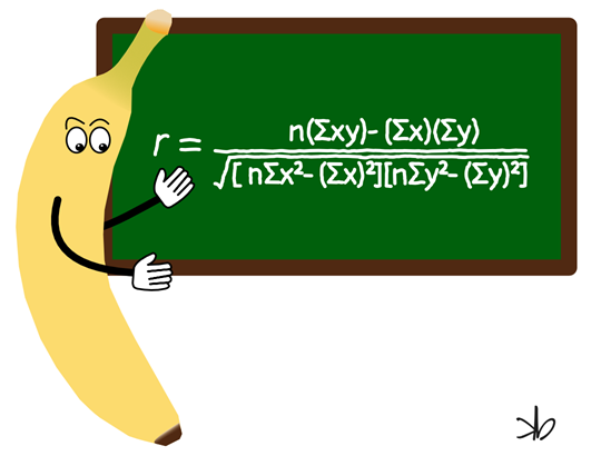 Banana doing math